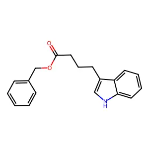 benzyl 4-(1H-indol-3-yl)butanoate structure