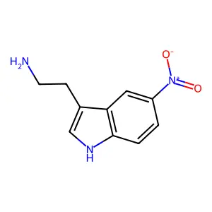 1H-Indole-3-ethanamine, 5-nitro- structure