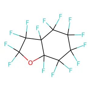 Benzofuran, tetradecafluorooctahydro- structure