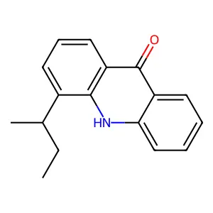4-Sec-butyl-acridone structure