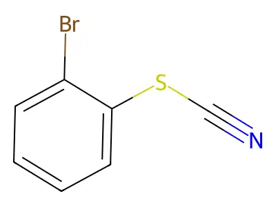 2-Bromophenylthiocyanate structure