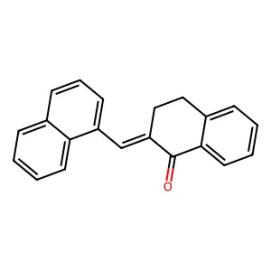2-(Naphthalen-1-ylmethylene)-3,4-dihydronaphthalen-1(2H)-one structure