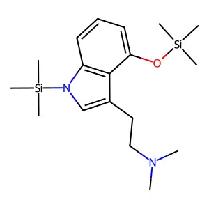 Bis(trimethylsilyl)psilocin structure