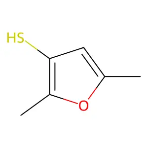 2,5-二甲基-3-呋喃硫醇 structure