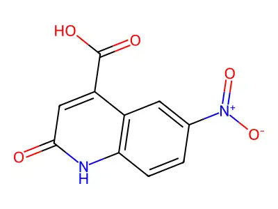 6-Nitro-2-oxo-1,2-dihydroquinoline-4-carboxylic acid structure