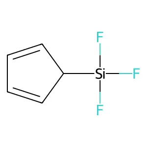 Silane, 2,4-cyclopentadien-1-yltrifluoro- structure