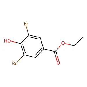 3,5-二溴-4-羟基苯甲酸乙酯 structure