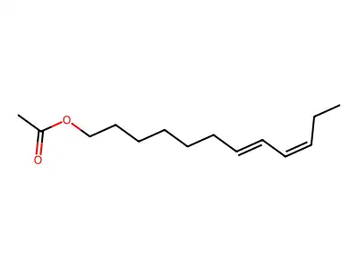 7,9-Dodecadienyl acetate, (7E,9Z)- structure