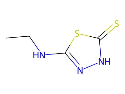 5-(Ethylamino)-1,3,4-thiadiazole-2-thiol structure