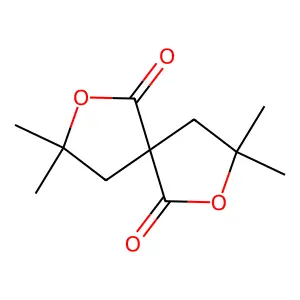 3,3,8,8-Tetramethyl-2,7-dioxaspiro[4.4]nonane-1,6-dione structure