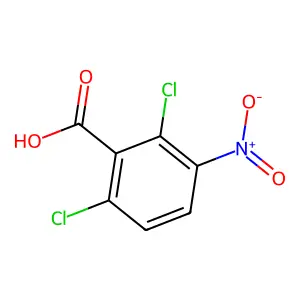 2,6-Dichloro-3-nitrobenzoic acid structure