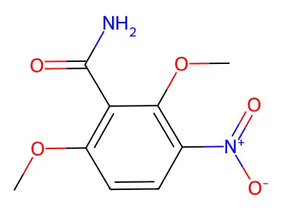 2,6-Dimethoxy-3-nitrobenzamide structure
