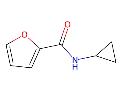 N-cyclopropylfuran-2-carboxamide structure