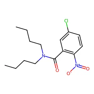 N,N-dibutyl-5-chloro-2-nitrobenzamide structure