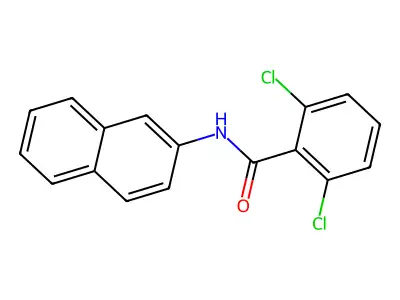 2,6-dichloro-N-naphthalen-2-ylbenzamide structure