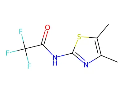 N-(4,5-dimethylthiazol-2-yl)-2,2,2-trifluoroacetamide structure