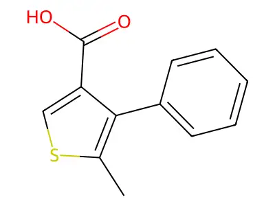 5-Methyl-4-phenylthiophene-3-carboxylic acid structure