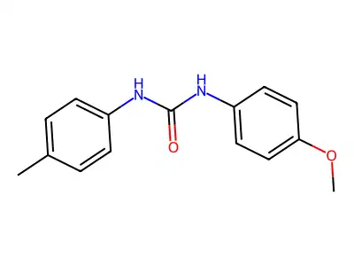 N-(4-Methoxyphenyl)-N'-(4-methylphenyl)urea structure