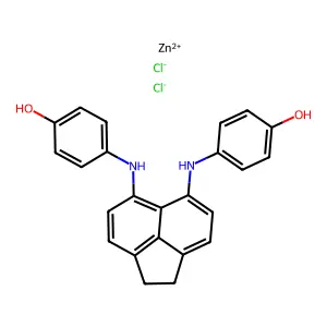 C24H20Cl2N2O2Zn structure