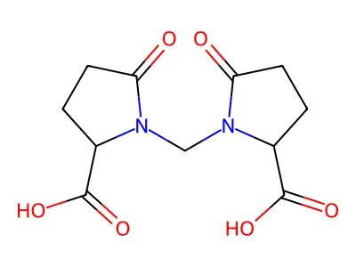 1,1'-亚甲基双(5-氧代-DL-脯氨酸) structure