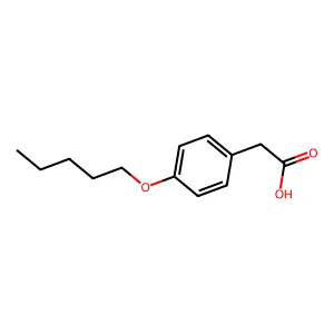 2-(4-pentoxyphenyl)acetic Acid structure