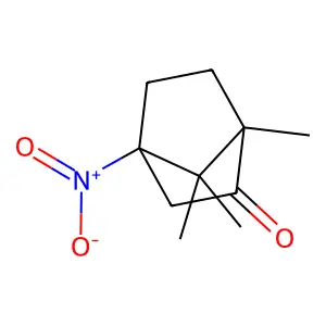1,7,7-Trimethyl-4-nitrobicyclo[2.2.1]heptan-2-one structure