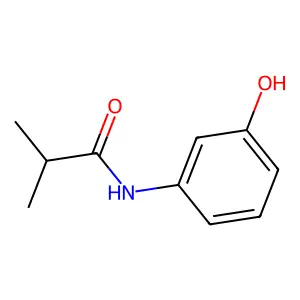 N-(3-羟基苯基)-2-甲基丙亚胺酸 structure