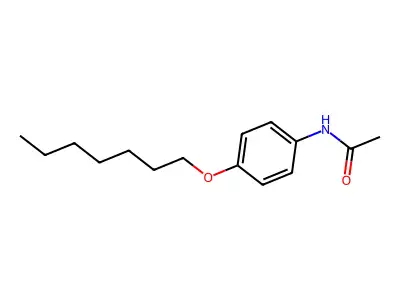 Acetamide, N-[4-(heptyloxy)phenyl]- structure