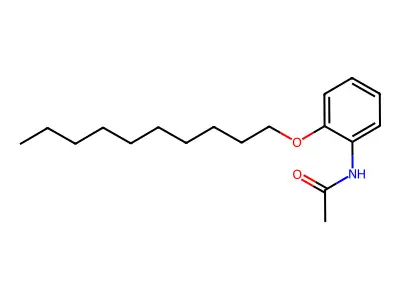 Acetamide, N-[2-(decyloxy)phenyl]- structure