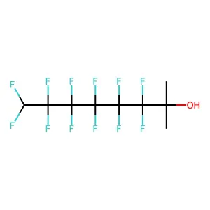 3,3,4,4,5,5,6,6,7,7,8,8-Dodecafluoro-2-methyloctan-2-ol structure