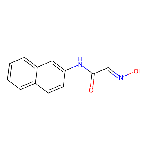 2-(Hydroxyimino)-N-(naphthalen-2-yl)acetamide structure