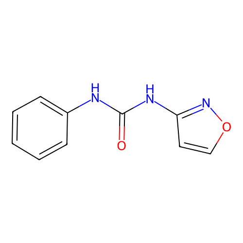 1-(Isoxazol-3-yl)-3-phenylurea structure