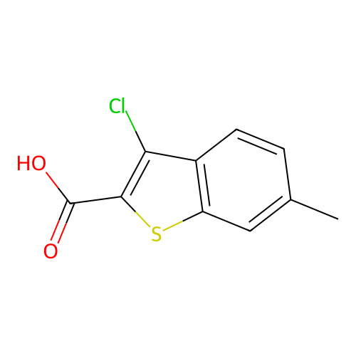 3-Chloro-6-methyl-1-benzothiophene-2-carboxylic acid structure