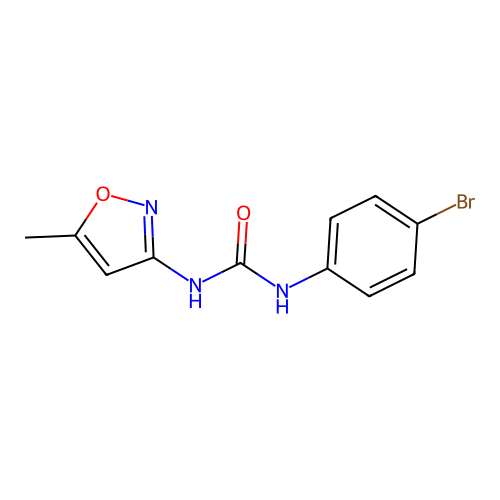 1-(4-Bromophenyl)-3-(5-methyl-1,2-oxazol-3-yl)urea structure