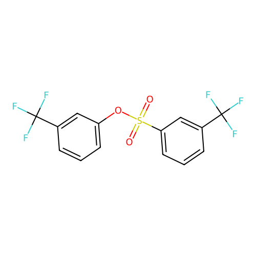 3-(Trifluoromethyl)phenyl 3-(trifluoromethyl)benzenesulfonate structure