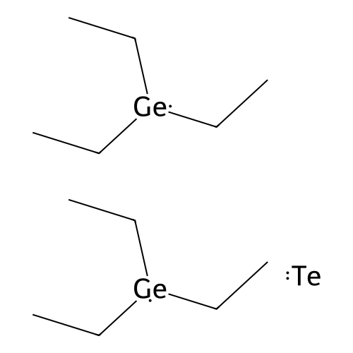 Hexaethyldigermtellurane structure