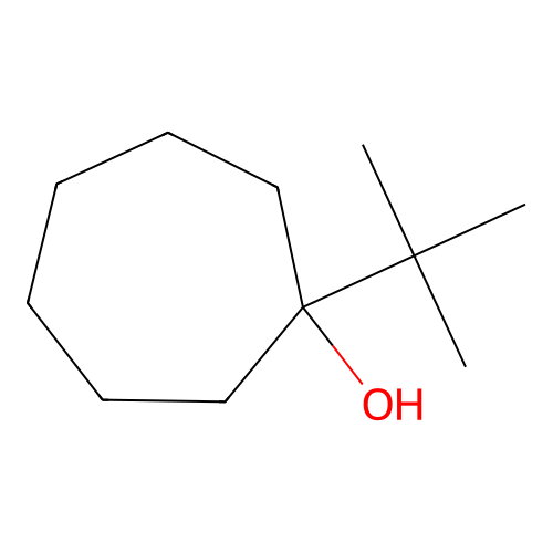 1-Tert-butylcycloheptan-1-ol structure