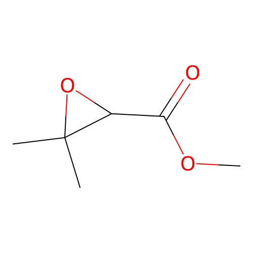 Methyl 3,3-dimethyloxirane-2-carboxylate structure
