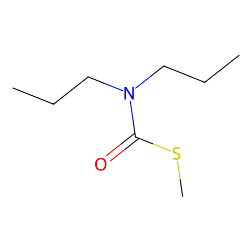 S-Methyl dipropylcarbamothioate structure