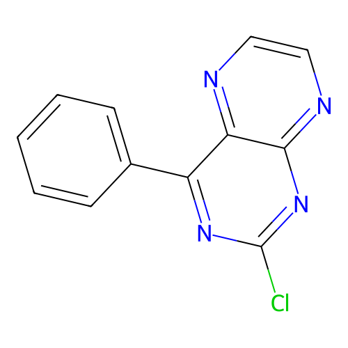 2-Chloro-4-phenylpteridine structure