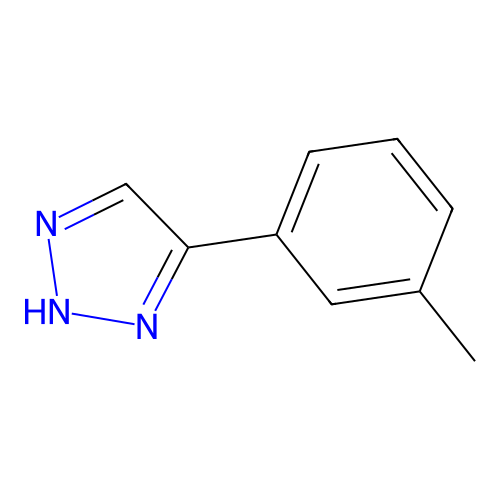 4-(3-Methylphenyl)-1H-1,2,3-triazole structure