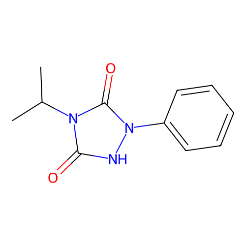 4-Isopropyl-1-phenyl-1,2,4-triazolidine-3,5-dione structure