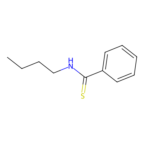 N-butylbenzenecarbothioamide structure