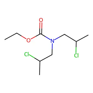 双(2-氯丙基)氨基甲酸乙酯 structure