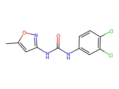 1-(3,4-dichlorophenyl)-3-(5-methyl-1,2-oxazol-3-yl)urea structure