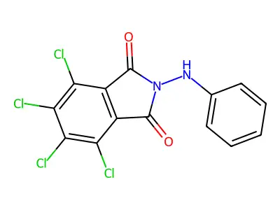 Phthalimide, 4,5,6,7-tetrachloro-N-anilino- structure