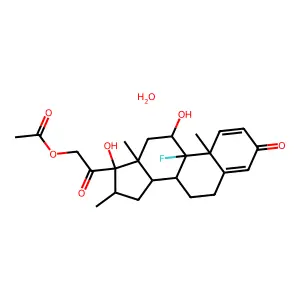 Dexamethasone Acetate Monohydrate structure