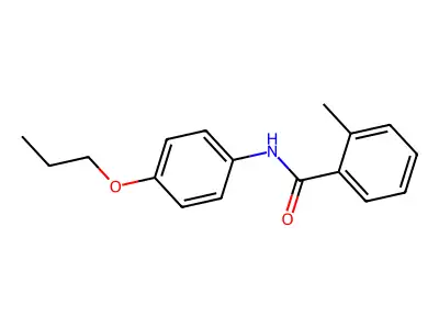 2-methyl-N-(4-propoxyphenyl)benzamide structure