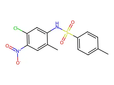 (5-Chloro-2-methyl-4-nitrophenyl)[(4-methylphenyl)sulfonyl]amine structure