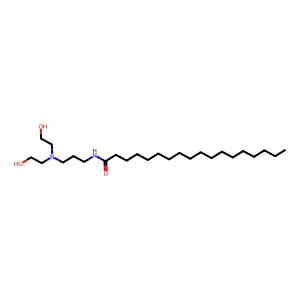 Octadecanamide, N-[3-[bis(2-hydroxyethyl)amino]propyl]- structure